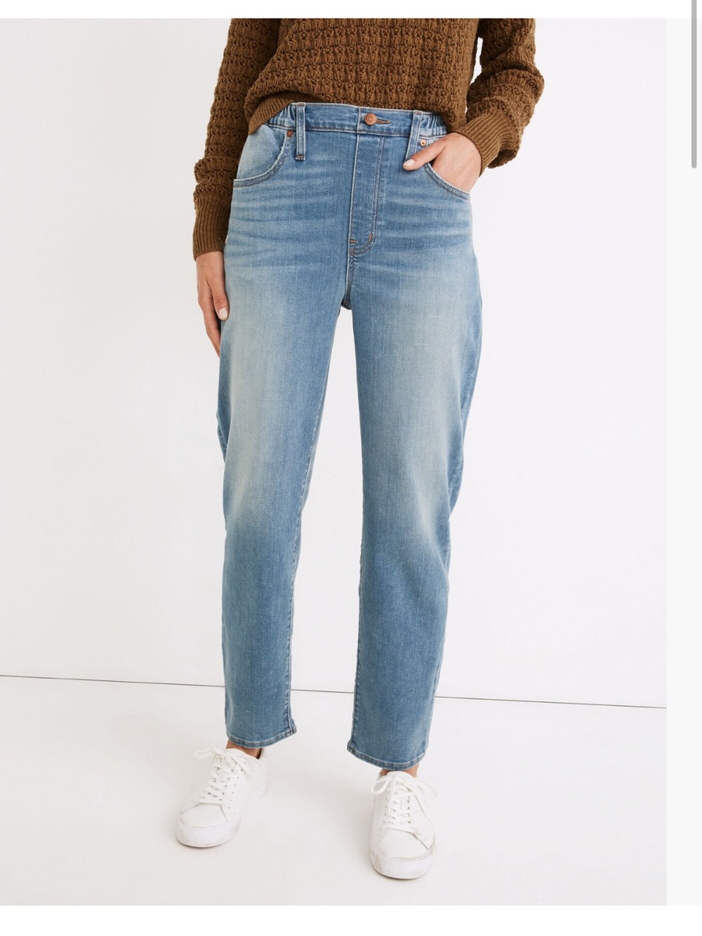NWT Madewell Women’s Pull-On Jeans in Keefe Wash